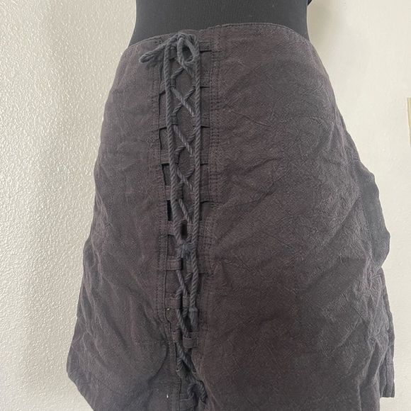 Free People Dresses & Skirts - Free People Lace Up Mini Skirt